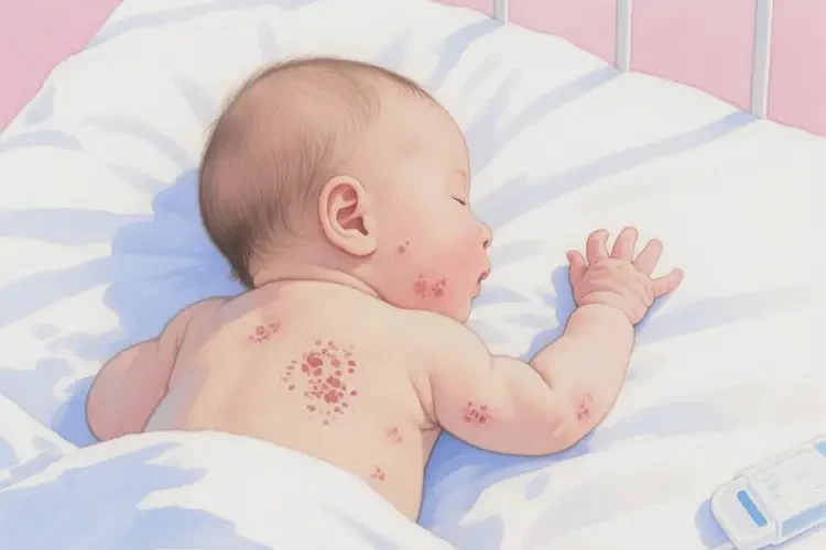 寶寶全身經(jīng)常起濕疹不管它會(huì)自己痊愈嗎(圖2)