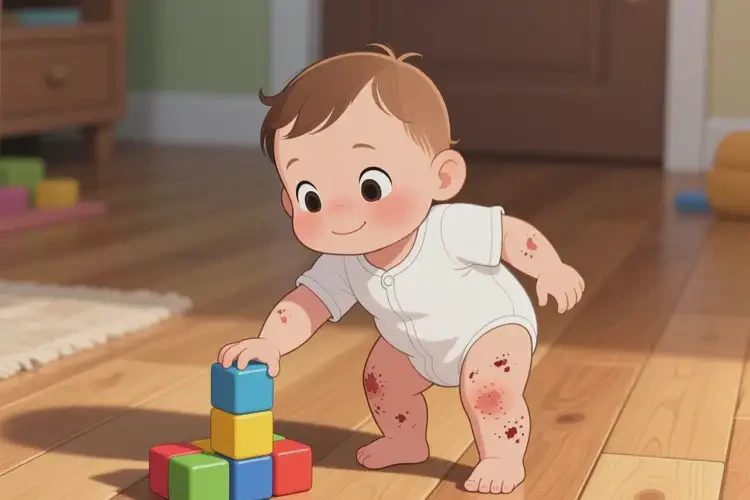 幼兒大腿容易長(zhǎng)濕疹不管它會(huì)自己自愈嗎(圖1)