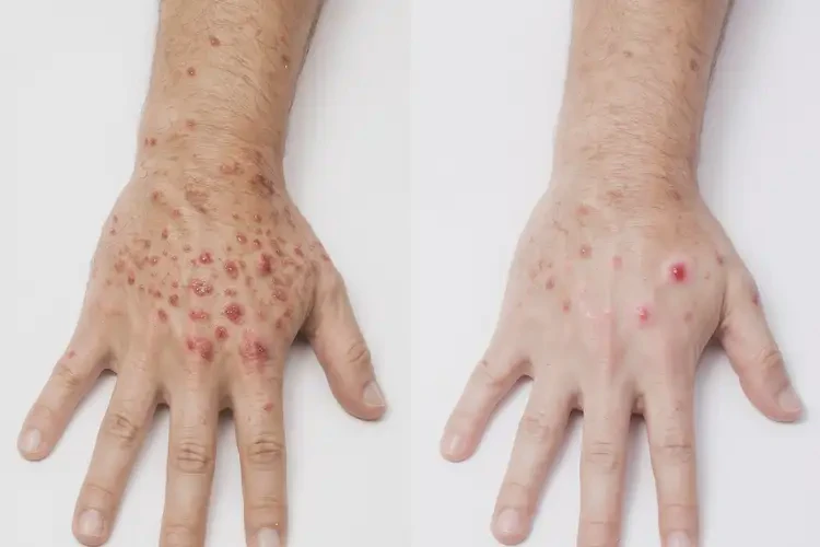 男生手上出濕疹能徹底自愈嗎(圖1)