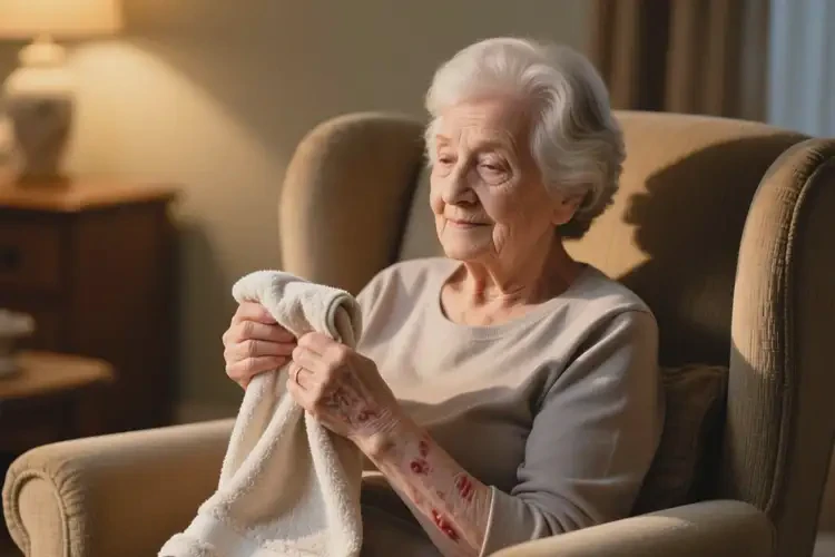 高齡老人身上偶爾長濕疹不管它會自己好嗎(圖1)