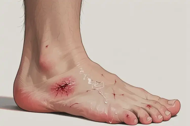 男性腳上長濕疹不管它會自己痊愈嗎(圖3)