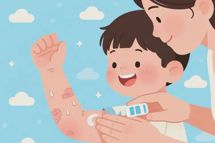 兒童四肢經(jīng)常長濕疹不管它會(huì)自己痊愈嗎(圖2)