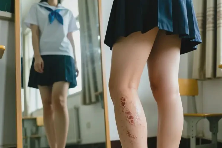 大學(xué)生大腿上起濕疹能夠徹底治愈嗎(圖1)