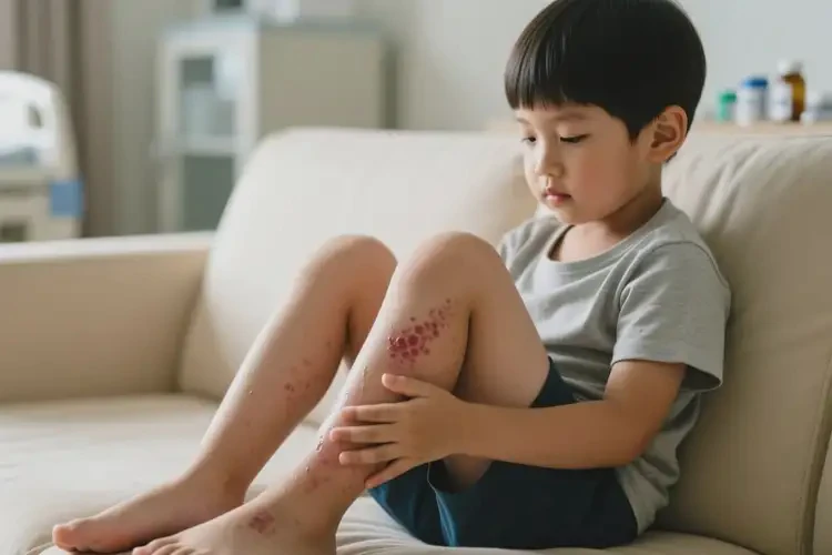 孩子小腿經(jīng)常長濕疹能徹底自愈嗎(圖4)