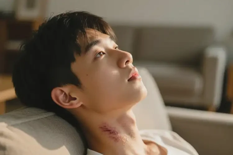 青少年脖子偶爾長(zhǎng)濕疹不管它會(huì)自己好嗎(圖1)