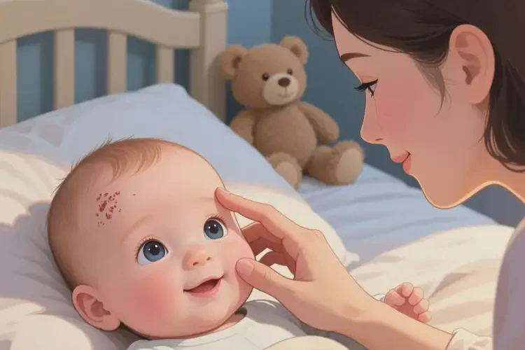 小孩面部偶尔起湿疹可以彻底自愈吗(图2)