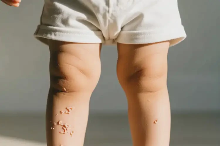 幼兒小腿起濕疹不管它會自己好嗎(圖1)