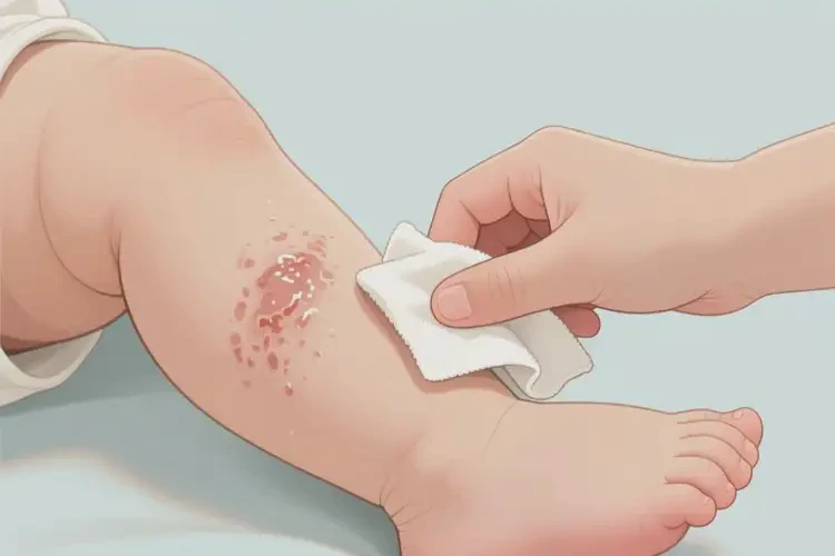 幼兒小腿起濕疹不管它會自己好嗎(圖2)