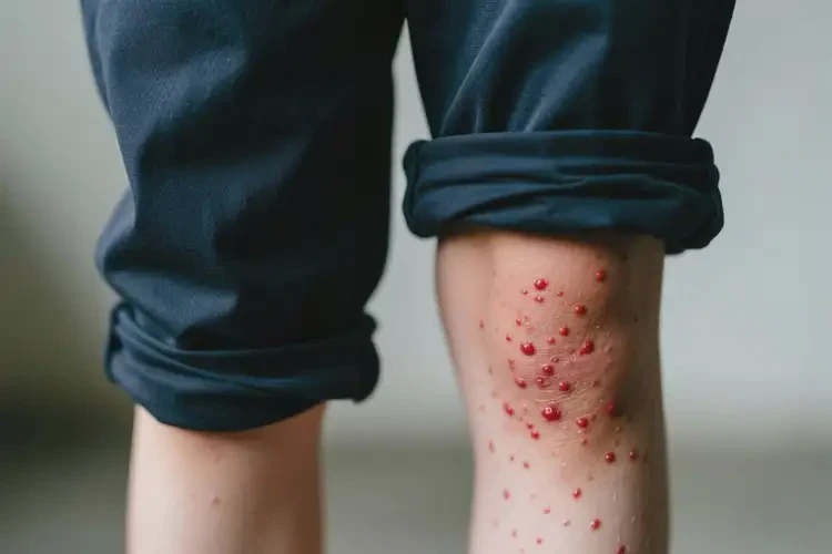 青少年大腿上有濕疹不管它會自己痊愈嗎(圖2)