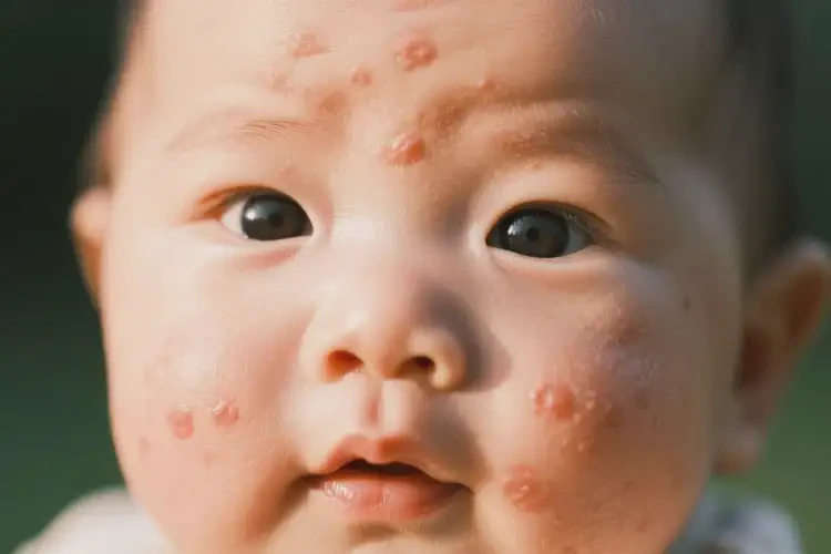 小兒面部偶爾起濕疹能徹底自愈嗎(圖4)