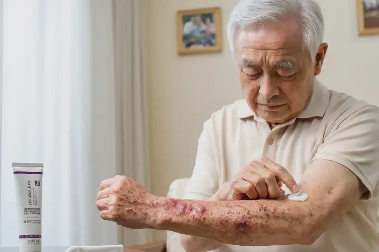高齡老人四肢出現(xiàn)濕疹不管它會(huì)自己痊愈嗎(圖3)