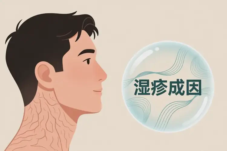 男人脖子上容易長濕疹能徹底自愈嗎(圖3)