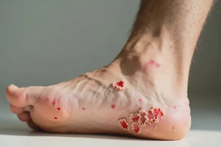 男人腳上偶爾長(zhǎng)濕疹可以徹底自愈嗎(圖4)