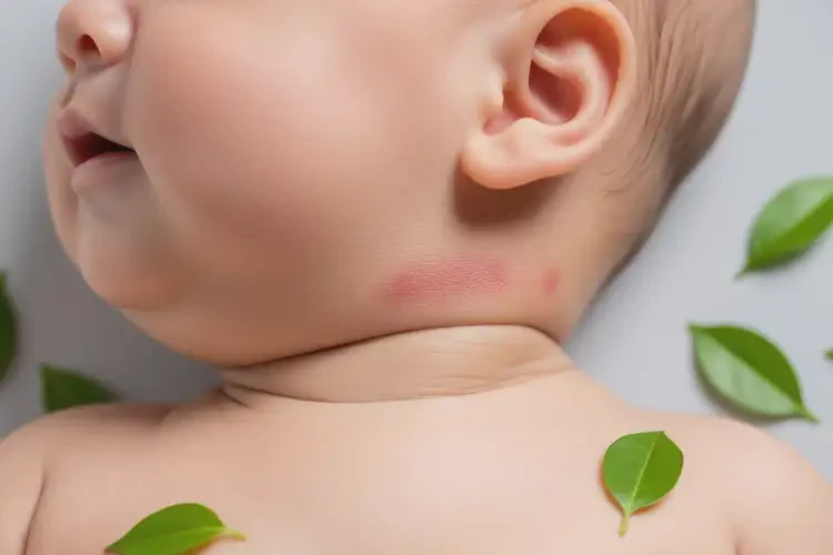 嬰兒脖子起濕疹可以徹底自愈嗎(圖1)