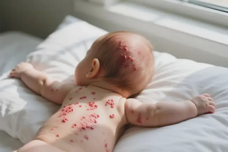 寶寶身上經(jīng)常起濕疹不管它會自己自愈嗎(圖2)