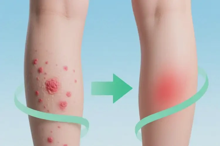 女性小腿上容易起濕疹不管它會自己自愈嗎(圖3)