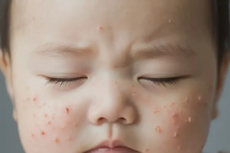 嬰兒面部偶爾長(zhǎng)濕疹不管它會(huì)自己痊愈嗎(圖3)