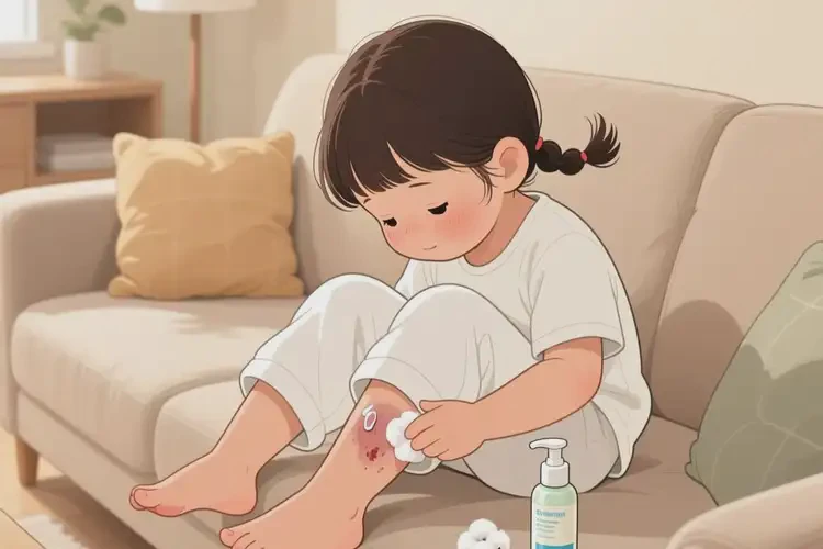 兒童小腿經(jīng)常長濕疹不管它會自己好嗎(圖2)