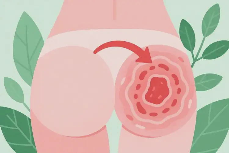 女人屁股上容易長濕疹可以徹底自愈嗎(圖1)