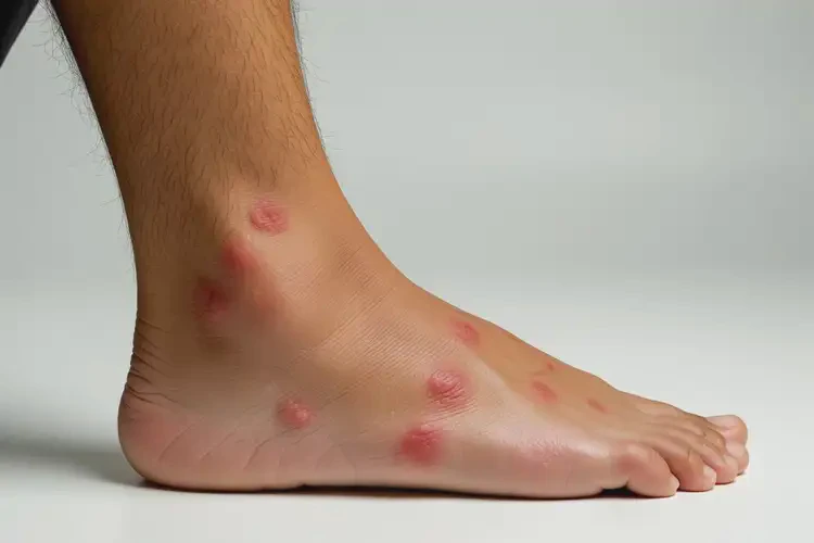 男人小腿經(jīng)常起濕疹不管它會(huì)自己痊愈嗎(圖4)