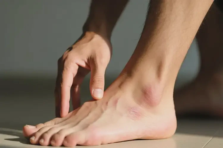 男人腳上偶爾長(zhǎng)濕疹可以徹底自愈嗎(圖1)