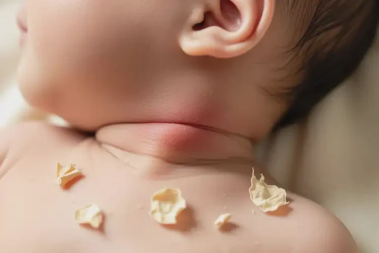 嬰兒脖子起濕疹可以徹底自愈嗎(圖4)