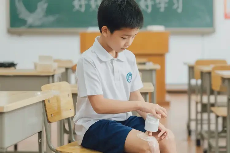 小學(xué)生大腿上偶爾起濕疹不管它會自己好嗎(圖1)