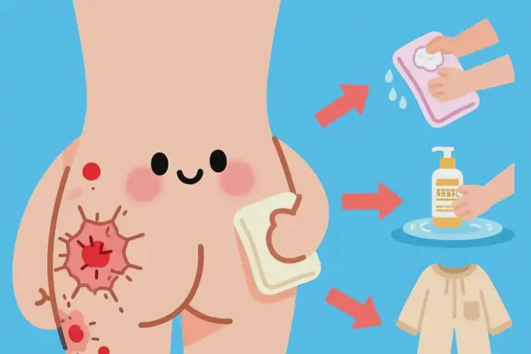 女人屁股偶爾起濕疹能徹底自愈嗎(圖2)