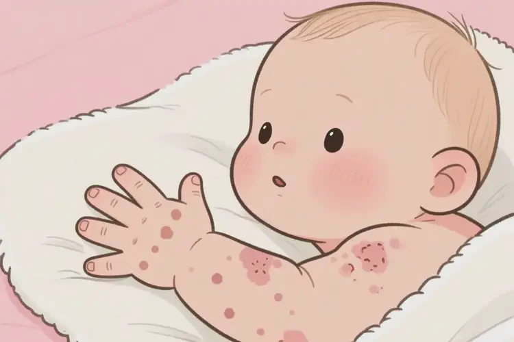 婴幼儿手上长湿疹不管它会自己自愈吗(图3)