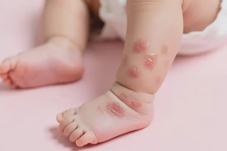 嬰兒小腿有濕疹能靠自己自愈嗎(圖4)