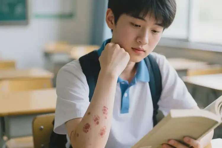 中學(xué)生四肢偶爾起濕疹能不能徹底自愈(圖3)