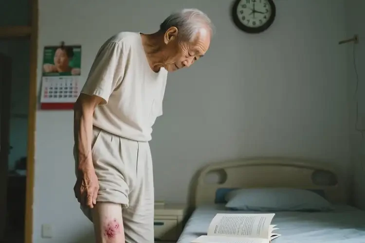 老人小腿上起濕疹能夠徹底治愈嗎(圖1)