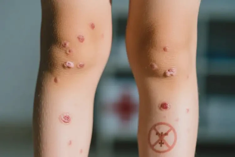 小兒四肢有濕疹不管它會(huì)自己好嗎(圖1)