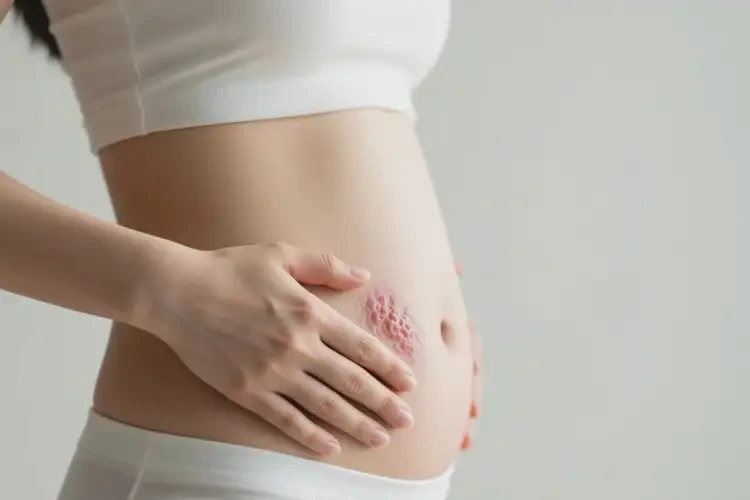 女人肚子上出現(xiàn)濕疹能夠徹底治愈嗎(圖2)