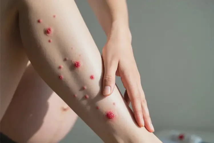 產婦小腿上經常起濕疹不管它會自己好嗎(圖1)