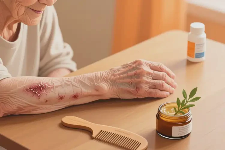 老人身上出現(xiàn)濕疹能夠徹底治愈嗎(圖2)