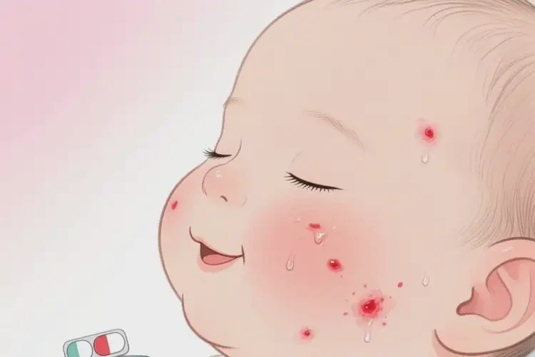 幼兒身上長濕疹不管它會(huì)自己痊愈嗎(圖2)