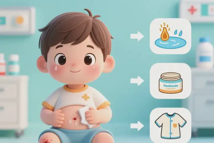 小孩肚子上经常起湿疹能彻底自愈吗(图2)