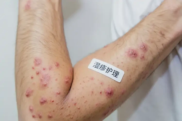 男生手臂上偶爾起濕疹能徹底自愈嗎(圖4)