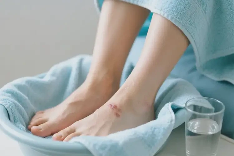 產(chǎn)婦腳上偶爾起濕疹能徹底自愈嗎(圖1)