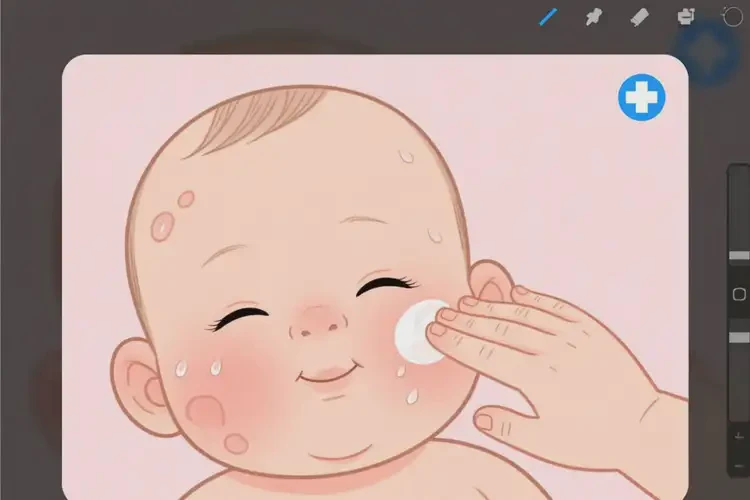 小兒面部容易長濕疹能夠徹底治愈嗎(圖4)