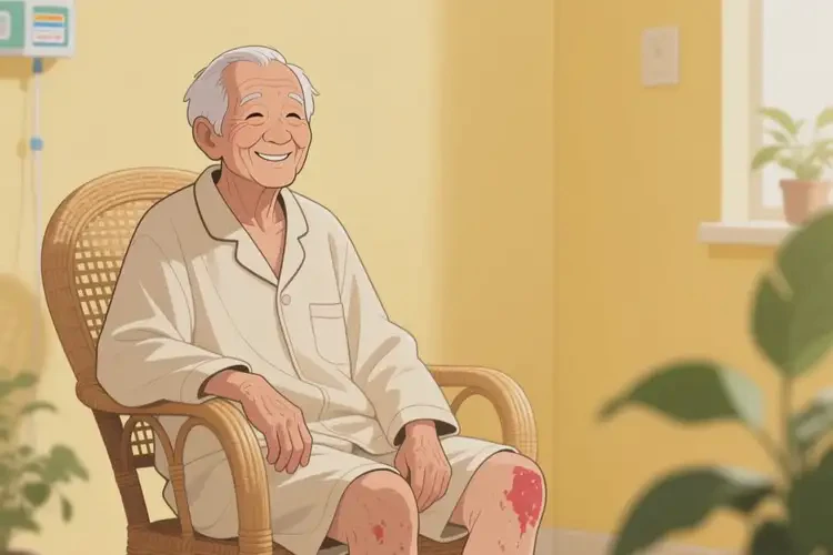 高齡老人四肢出現(xiàn)濕疹能徹底自愈嗎(圖4)