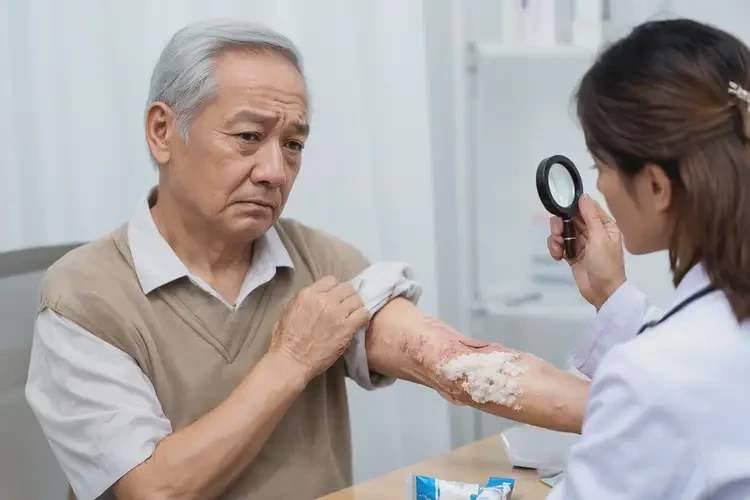 老年人身上容易起濕疹不管它會自己好嗎(圖4)