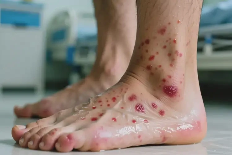 男人腳上起濕疹能不能徹底自愈(圖2)