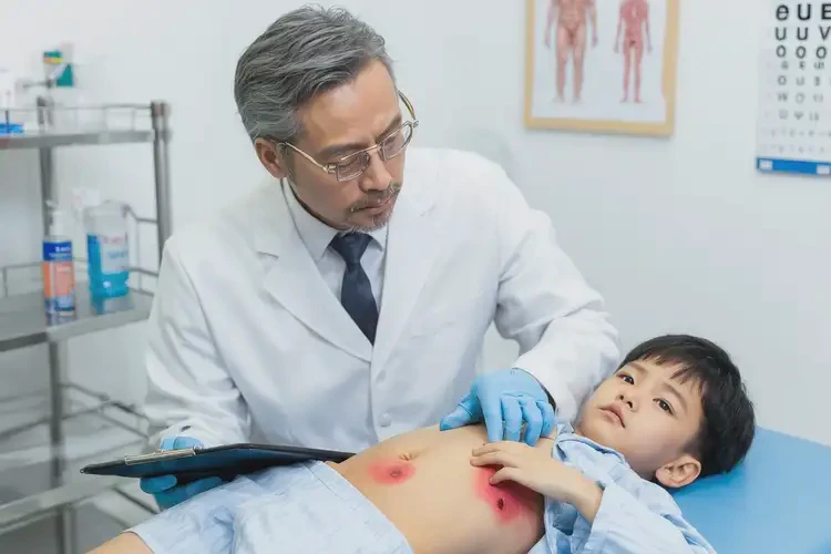 少兒肚子經(jīng)常起濕疹可不可以徹底自愈(圖1)