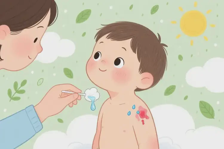 幼儿脖子出现湿疹可不可以彻底自愈(图4)