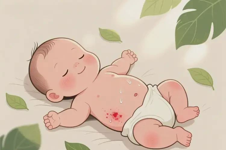 寶寶肚子容易長(zhǎng)濕疹不管它會(huì)自己痊愈嗎(圖4)