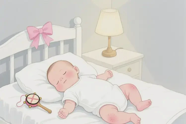 寶寶四肢起濕疹不管它會(huì)自己好嗎(圖1)