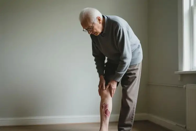 老年人小腿上長(zhǎng)濕疹能靠自己自愈嗎(圖1)