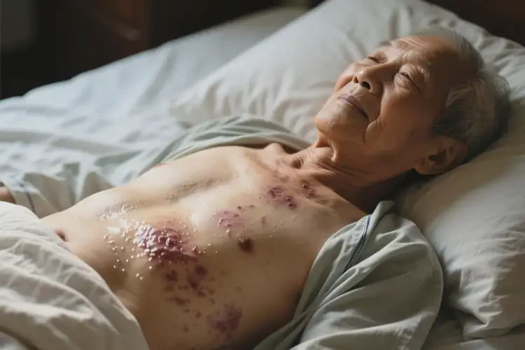 老年人肚子上經常長濕疹能夠徹底治愈嗎(圖3)